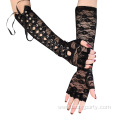 Half Fingers Lace Gloves Cosplay For Women